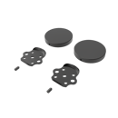 Fitzroy of london, stainless steel removable rail fitting kit & blanking covers, PVD Satin Anthracite