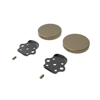 Fitzroy of london, stainless steel removable rail fitting kit & blanking covers