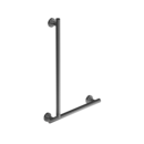 The Gosfield, stainless steel concealed fixing L-shape grab rail, Satin Stainless Steel