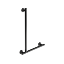 The Gosfield, stainless steel concealed fixing L-shape grab rail, PVD Polished Anthracite