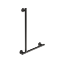 The Gosfield, stainless steel concealed fixing L-shape grab rail, PVD Satin Anthracite