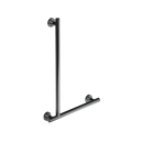 The Gosfield, stainless steel concealed fixing removable L-shape grab rail, Polished Chrome Plated