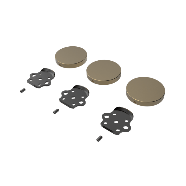 The Gosfield, removable L-shape grab rail fitting kit & blanking covers