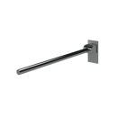 The Gosfield, 800mm stainless steel concealed fixing single arm hinged support rail, Polished Chrome Plated