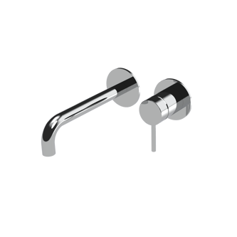 The Gosfield, wall mounted basin mixer tap, single lever, 190mm spout