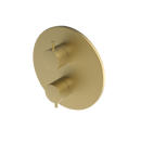 The Gosfield, thermostatic concealed shower mixer valve, PVD Satin Brass