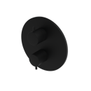 The Gosfield, thermostatic concealed shower mixer valve, Deep Matt Black