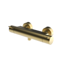 The Gosfield, thermostatic exposed shower mixer, PVD Satin Brass