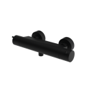 The Gosfield, thermostatic exposed shower mixer, Deep Matt Black