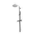 The Gosfield, thermostatic exposed shower assembly inc. mixer, head, pipes, hoses and handheld shower
