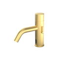The Gosfield, deck mounted infrared mixer tap, mains operated, PVD Satin Gold