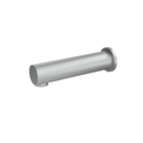 The Gosfield, wall mounted tubular infrared mixer tap, mains operated, Satin Stainless Steel