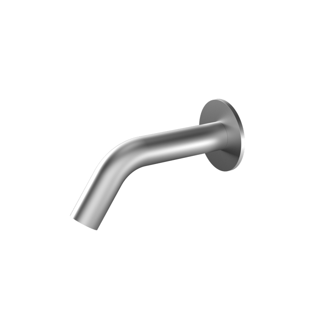 The Gosfield, wall mounted bent spout infrared soap dispenser, mains operated