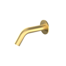 The Gosfield, wall mounted bent spout infrared soap dispenser, mains operated, PVD Satin Gold