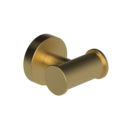 The Gosfield Stainless Steel Concealed Fixing Accessories Double Robe Hook, PVD Satin Gold