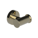 The Gosfield Stainless Steel Concealed Fixing Accessories Double Robe Hook, PVD Polished Champagne
