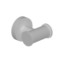 The Gosfield Stainless Steel Concealed Fixing Accessories Double Robe Hook, Matt White (RAL 9016)