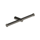 The Gosfield Stainless Steel Flangeless Accessories Fixed Double Toilet Roll Holder, PVD Satin Nickel