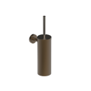 The Gosfield Stainless Steel Concealed Fixing Accessories Toilet Brush & Holder, Antique Brass Plated
