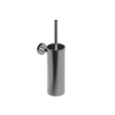 The Gosfield Stainless Steel Concealed Fixing Accessories Toilet Brush & Holder, Polished Stainless Steel
