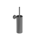 The Gosfield Stainless Steel Concealed Fixing Accessories Toilet Brush & Holder, Satin Stainless Steel