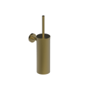 The Gosfield Stainless Steel Concealed Fixing Accessories Toilet Brush & Holder, PVD Satin Brass