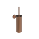 The Gosfield Stainless Steel Concealed Fixing Accessories Toilet Brush & Holder, PVD Satin Warm Gold