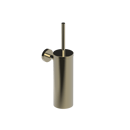 The Gosfield Stainless Steel Concealed Fixing Accessories Toilet Brush & Holder, PVD Polished Champagne