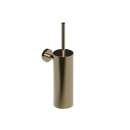 The Gosfield Stainless Steel Concealed Fixing Accessories Toilet Brush & Holder, PVD Polished Warm Brass