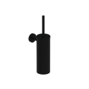 The Gosfield Stainless Steel Concealed Fixing Accessories Toilet Brush & Holder, Matt Black (RAL 9005)