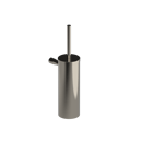The Gosfield Stainless Steel Flangeless Accessories Toilet Brush & Holder, Polished Nickel Plated