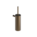 The Gosfield Stainless Steel Flangeless Accessories Toilet Brush & Holder, Antique Brass Plated