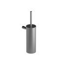 The Gosfield Stainless Steel Flangeless Accessories Toilet Brush & Holder, Satin Stainless Steel