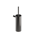 The Gosfield Stainless Steel Flangeless Accessories Toilet Brush & Holder, PVD Polished Graphite