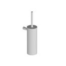 The Gosfield Stainless Steel Flangeless Accessories Toilet Brush & Holder, Matt White (RAL 9016)