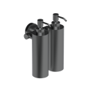 The Gosfield Stainless Steel Concealed Fixing Accessories Double Soap Dispenser, Satin Chrome Plated