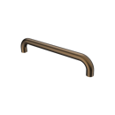 The Hanson, stainless steel flangeless fixing grab rail, Antique Brass Plated