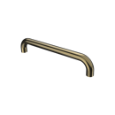 The Hanson, stainless steel flangeless fixing grab rail, PVD Polished Brass