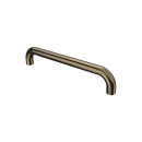The Hanson, stainless steel flangeless fixing grab rail, PVD Polished Warm Brass