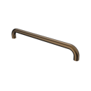 The Hanson, stainless steel flangeless fixing grab rail, Antique Brass Plated