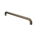 The Hanson, stainless steel flangeless fixing grab rail, PVD Polished Warm Brass