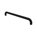 The Hanson, stainless steel flangeless fixing grab rail, Matt Black (RAL 9005)
