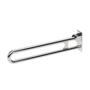 The Hanson, 800mm stainless steel concealed fixing looped hinged support rail, Polished Stainless Steel