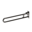 The Hanson, 800mm stainless steel concealed fixing looped hinged support rail, PVD Polished Graphite