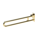 The Hanson, 800mm stainless steel concealed fixing looped hinged support rail, PVD Polished Brass