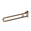 The Hanson, 800mm stainless steel concealed fixing looped hinged support rail, PVD Polished Bronze