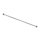 The Hanson, stainless steel concealed fixing shower curtain rail, 2m, Polished Nickel Plated
