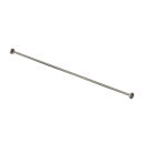 The Hanson, stainless steel concealed fixing shower curtain rail, 2m, Satin Nickel Plated