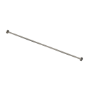 The Hanson, stainless steel concealed fixing shower curtain rail, 2m, PVD Satin Nickel