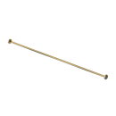 The Hanson, stainless steel concealed fixing shower curtain rail, 2m, PVD Polished Gold